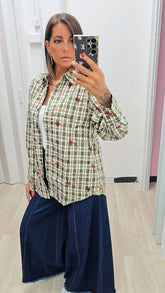 Camicia Stella Verde ART.8858